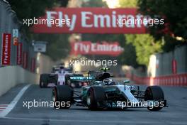 Valtteri Bottas (FIN) Mercedes AMG F1  25.06.2017. Formula 1 World Championship, Rd 8, Azerbaijan Grand Prix, Baku Street Circuit, Azerbaijan, Race Day.