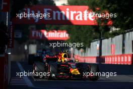 Max Verstappen (NLD) Red Bull Racing  25.06.2017. Formula 1 World Championship, Rd 8, Azerbaijan Grand Prix, Baku Street Circuit, Azerbaijan, Race Day.