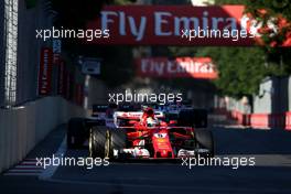Sebastian Vettel (GER) Scuderia Ferrari  25.06.2017. Formula 1 World Championship, Rd 8, Azerbaijan Grand Prix, Baku Street Circuit, Azerbaijan, Race Day.