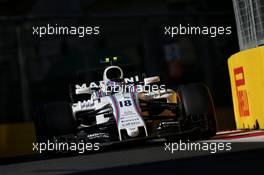 Lance Stroll (CDN) Williams FW40. 25.06.2017. Formula 1 World Championship, Rd 8, Azerbaijan Grand Prix, Baku Street Circuit, Azerbaijan, Race Day.