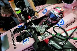 Sergio Perez (MEX) Sahara Force India F1 VJM10. 24.06.2017. Formula 1 World Championship, Rd 8, Azerbaijan Grand Prix, Baku Street Circuit, Azerbaijan, Qualifying Day.
