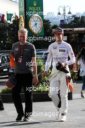 Stoffel Vandoorne (BEL) McLaren. 24.06.2017. Formula 1 World Championship, Rd 8, Azerbaijan Grand Prix, Baku Street Circuit, Azerbaijan, Qualifying Day.