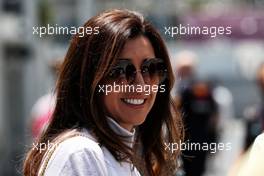 Rafaela Bassi (BRA), wife of Bernie Ecclestone (GBR). 25.06.2017. Formula 1 World Championship, Rd 8, Azerbaijan Grand Prix, Baku Street Circuit, Azerbaijan, Race Day.