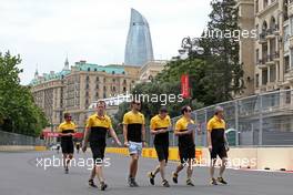 Jolyon Palmer (GBR) Renault Sport F1 Team   22.06.2017. Formula 1 World Championship, Rd 8, Azerbaijan Grand Prix, Baku Street Circuit, Azerbaijan, Preparation Day.