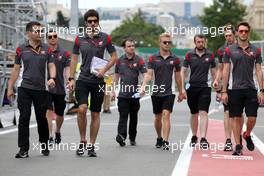 Kevin Magnussen (DEN) Haas F1 Team  22.06.2017. Formula 1 World Championship, Rd 8, Azerbaijan Grand Prix, Baku Street Circuit, Azerbaijan, Preparation Day.