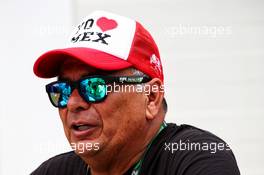 Antonio Perez (MEX) father of Sergio Perez (MEX) Sahara Force India F1 Team. 22.06.2017. Formula 1 World Championship, Rd 8, Azerbaijan Grand Prix, Baku Street Circuit, Azerbaijan, Preparation Day.