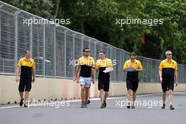 Jolyon Palmer (GBR) Renault Sport F1 Team   22.06.2017. Formula 1 World Championship, Rd 8, Azerbaijan Grand Prix, Baku Street Circuit, Azerbaijan, Preparation Day.