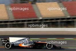 Sergio Perez (MEX) Sahara Force India F1   02.03.2017. Formula One Testing, Day Four, Barcelona, Spain. Thursday.
