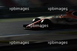 Stoffel Vandoorne (BEL) McLaren MCL32. 02.03.2017. Formula One Testing, Day Four, Barcelona, Spain. Thursday.