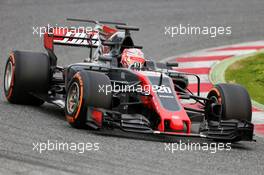 Kevin Magnussen (DEN) Haas VF-17. 28.02.2017. Formula One Testing, Day Two, Barcelona, Spain. Tuesday.
