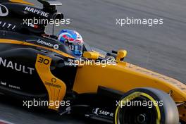 Jolyon Palmer (GBR) Renault Sport F1 Team   28.02.2017. Formula One Testing, Day Two, Barcelona, Spain. Tuesday.