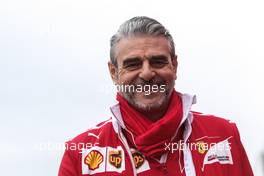 Maurizio Arrivabene (ITA) Ferrari Team Principal. 28.02.2017. Formula One Testing, Day Two, Barcelona, Spain. Tuesday.