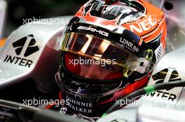 Esteban Ocon (FRA) Sahara Force India F1 VJM10. 28.02.2017. Formula One Testing, Day Two, Barcelona, Spain. Tuesday.