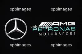 Mercedes AMG F1 logo. 01.03.2017. Formula One Testing, Day Three, Barcelona, Spain. Wednesday.