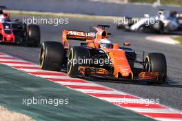 Fernando Alonso (ESP) McLaren MCL32. 10.03.2017. Formula One Testing, Day Four, Barcelona, Spain. Friday.