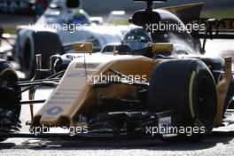 Nico Hulkenberg (GER) Renault Sport F1 Team RS17. 07.03.2017. Formula One Testing, Day One, Barcelona, Spain. Tuesday.