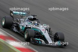 Valtteri Bottas (FIN) Mercedes AMG F1  08.03.2017. Formula One Testing, Day Two, Barcelona, Spain. Wednesday.