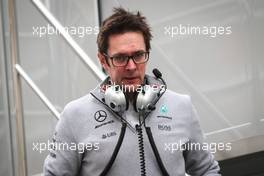 Andrew Shovlin (GBR) Mercedes AMG F1 Engineer. 08.03.2017. Formula One Testing, Day Two, Barcelona, Spain. Wednesday.