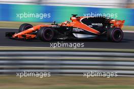 Lando Norris (GBR) McLaren MCL32 Test Driver. 02.08.2017. Formula 1 Testing, Budapest, Hungary.