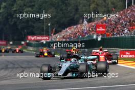 Valtteri Bottas (FIN) Mercedes AMG F1 W08. 27.08.2017. Formula 1 World Championship, Rd 12, Belgian Grand Prix, Spa Francorchamps, Belgium, Race Day.