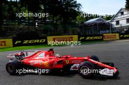 Sebastian Vettel (GER) Ferrari SF70H. 26.08.2017. Formula 1 World Championship, Rd 12, Belgian Grand Prix, Spa Francorchamps, Belgium, Qualifying Day.