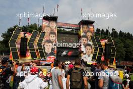 Fans and atmosphere. 27.08.2017. Formula 1 World Championship, Rd 12, Belgian Grand Prix, Spa Francorchamps, Belgium, Race Day.
