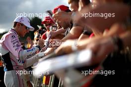 Esteban Ocon (FRA) Force India F1  24.08.2017. Formula 1 World Championship, Rd 12, Belgian Grand Prix, Spa Francorchamps, Belgium, Preparation Day.