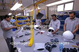 19.04.2017. Bell Helmets Factory Tour. Sakhir, Bahrain.
