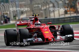 Kimi Raikkonen (FIN) Ferrari SF70H. 14.04.2017. Formula 1 World Championship, Rd 3, Bahrain Grand Prix, Sakhir, Bahrain, Practice Day