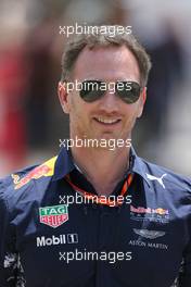 Christian Horner (GBR) Red Bull Racing Team Principal   14.04.2017. Formula 1 World Championship, Rd 3, Bahrain Grand Prix, Sakhir, Bahrain, Practice Day