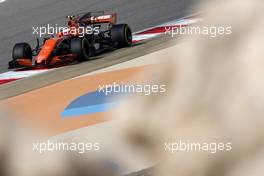 Stoffel Vandoorne (BEL) McLaren F1  14.04.2017. Formula 1 World Championship, Rd 3, Bahrain Grand Prix, Sakhir, Bahrain, Practice Day