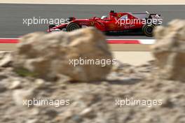 Sebastian Vettel (GER) Scuderia Ferrari  14.04.2017. Formula 1 World Championship, Rd 3, Bahrain Grand Prix, Sakhir, Bahrain, Practice Day