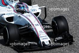 Lance Stroll (CDN) Williams FW40. 14.04.2017. Formula 1 World Championship, Rd 3, Bahrain Grand Prix, Sakhir, Bahrain, Practice Day
