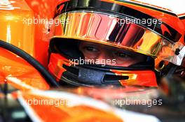 Stoffel Vandoorne (BEL) McLaren MCL32. 14.04.2017. Formula 1 World Championship, Rd 3, Bahrain Grand Prix, Sakhir, Bahrain, Practice Day