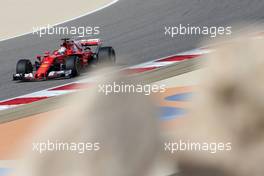 Sebastian Vettel (GER) Scuderia Ferrari  14.04.2017. Formula 1 World Championship, Rd 3, Bahrain Grand Prix, Sakhir, Bahrain, Practice Day