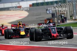 Romain Grosjean (FRA) Haas F1 Team VF-17. 14.04.2017. Formula 1 World Championship, Rd 3, Bahrain Grand Prix, Sakhir, Bahrain, Practice Day
