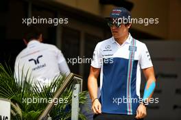 Lance Stroll (CDN) Williams. 14.04.2017. Formula 1 World Championship, Rd 3, Bahrain Grand Prix, Sakhir, Bahrain, Practice Day