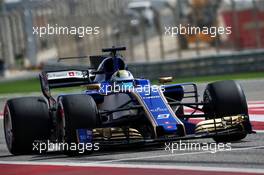 Marcus Ericsson (SWE) Sauber C36. 14.04.2017. Formula 1 World Championship, Rd 3, Bahrain Grand Prix, Sakhir, Bahrain, Practice Day