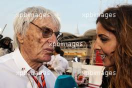 Bernie Ecclestone (GBR) on the grid. 16.04.2017. Formula 1 World Championship, Rd 3, Bahrain Grand Prix, Sakhir, Bahrain, Race Day.