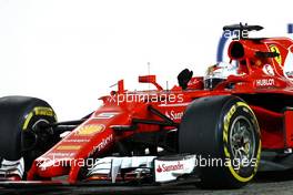 Sebastian Vettel (GER) Scuderia Ferrari  16.04.2017. Formula 1 World Championship, Rd 3, Bahrain Grand Prix, Sakhir, Bahrain, Race Day.
