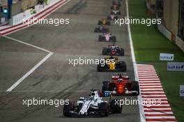 Felipe Massa (BRA) Williams FW40. 16.04.2017. Formula 1 World Championship, Rd 3, Bahrain Grand Prix, Sakhir, Bahrain, Race Day.
