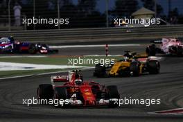 Kimi Raikkonen (FIN) Ferrari SF70H. 16.04.2017. Formula 1 World Championship, Rd 3, Bahrain Grand Prix, Sakhir, Bahrain, Race Day.