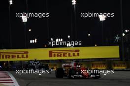 Sebastian Vettel (GER) Ferrari SF70H. 16.04.2017. Formula 1 World Championship, Rd 3, Bahrain Grand Prix, Sakhir, Bahrain, Race Day.
