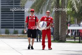 Kimi Raikkonen (FIN) Scuderia Ferrari  13.04.2017. Formula 1 World Championship, Rd 3, Bahrain Grand Prix, Sakhir, Bahrain, Preparation Day.
