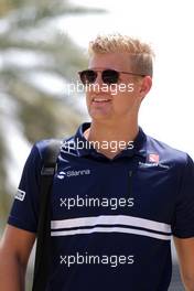 Marcus Ericsson (SWE) Sauber F1 Team  13.04.2017. Formula 1 World Championship, Rd 3, Bahrain Grand Prix, Sakhir, Bahrain, Preparation Day.