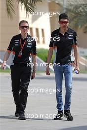 Esteban Ocon (FRA) Force India F1  13.04.2017. Formula 1 World Championship, Rd 3, Bahrain Grand Prix, Sakhir, Bahrain, Preparation Day.