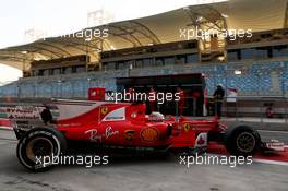 Sebastian Vettel (GER) Ferrari SF70H. 18.04.2017. Formula 1 Testing. Sakhir, Bahrain. Tuesday.