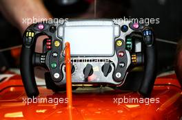 McLaren MCL32 steering wheel. 09.06.2017. Formula 1 World Championship, Rd 7, Canadian Grand Prix, Montreal, Canada, Practice Day.