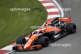 Stoffel Vandoorne (BEL) McLaren F1  09.06.2017. Formula 1 World Championship, Rd 7, Canadian Grand Prix, Montreal, Canada, Practice Day.
