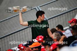 A beer vendor in the grandstand. 09.06.2017. Formula 1 World Championship, Rd 7, Canadian Grand Prix, Montreal, Canada, Practice Day.